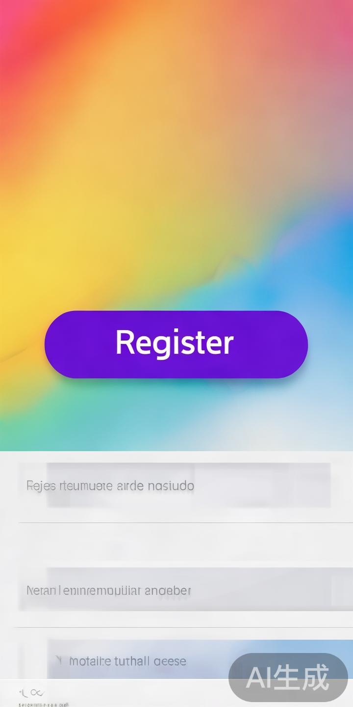点击注册按钮
进入页面后，找到明显的“注册”按钮