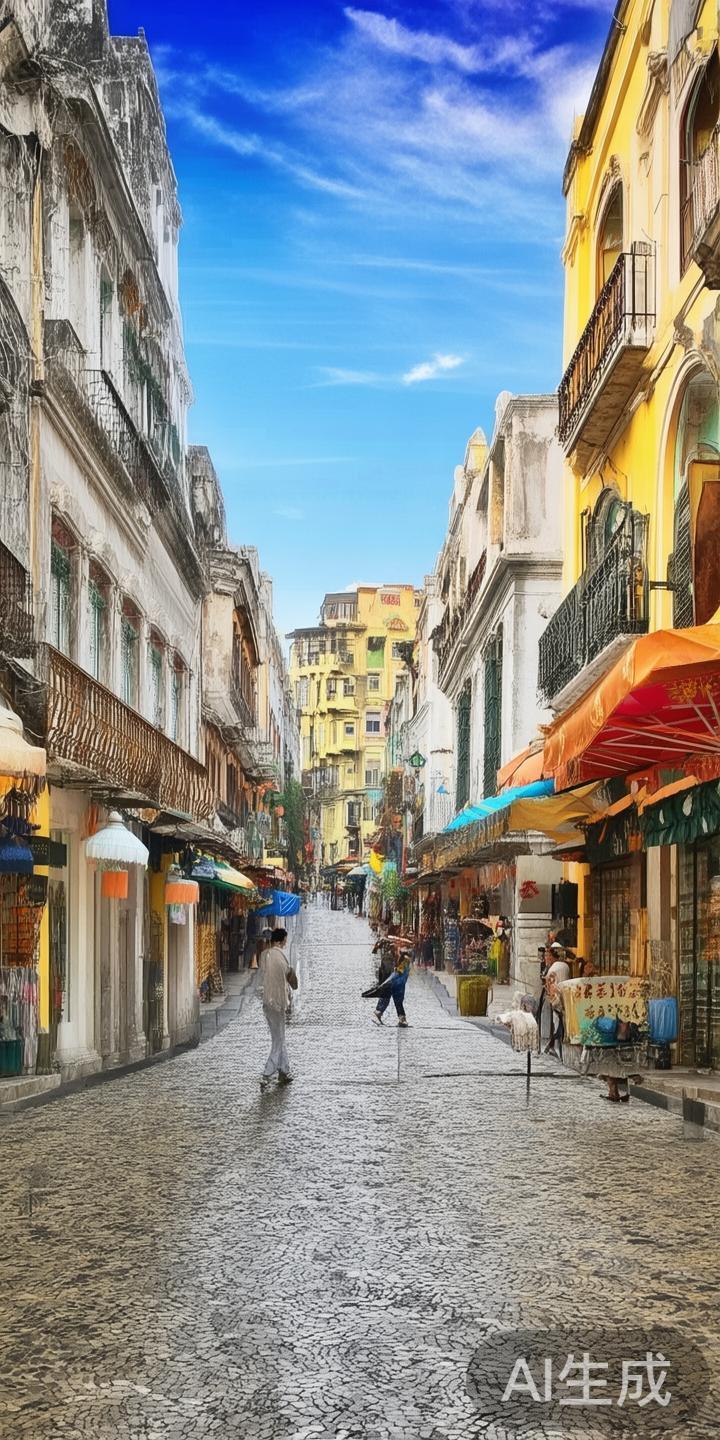 议事亭前地：历史与现代的交融
作为澳门的历史核心