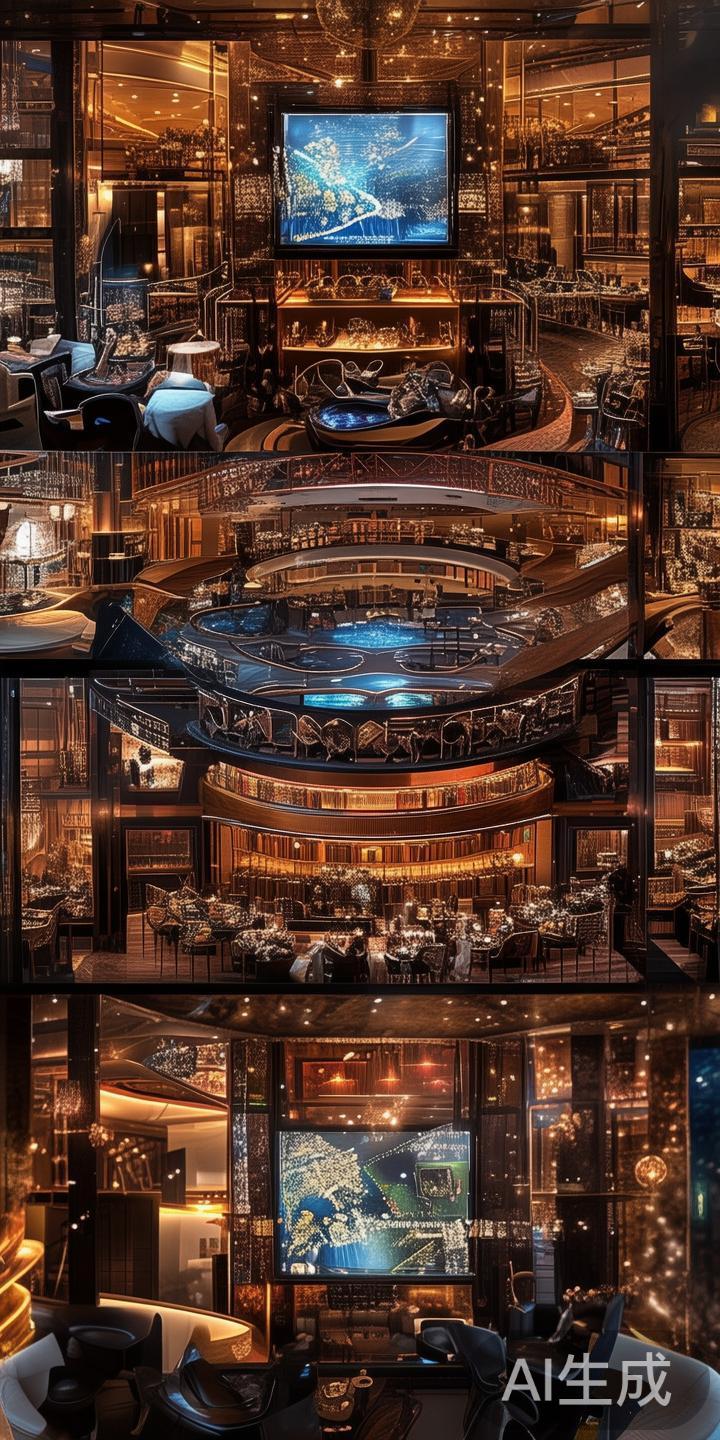 除了博彩，新葡京还设有多家高端餐厅、奢华酒吧和娱乐